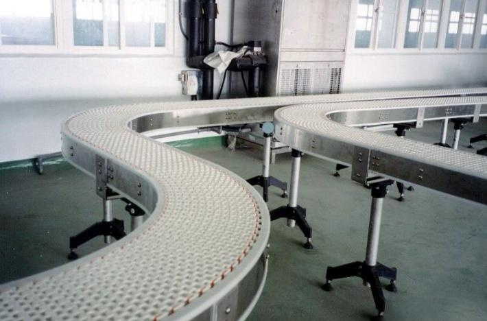 Turning Series Flat Curved Belt Conveyor Machine Convyor System