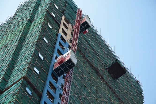 Building Material 500m Construction Elevator Lift Hoist With Inverter Control