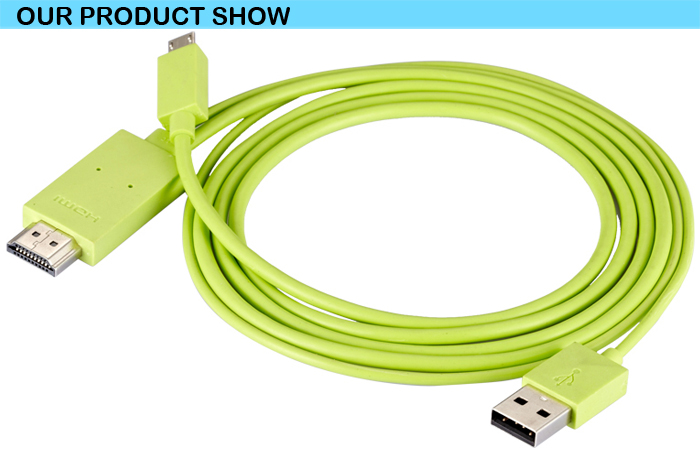 High Quality MHL Cable For Mobilephone 1080P