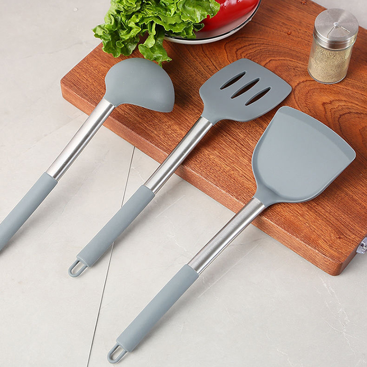 Food Grade Silicone Spatula Kitchenaid Customized 15 Pieces Utensils Set