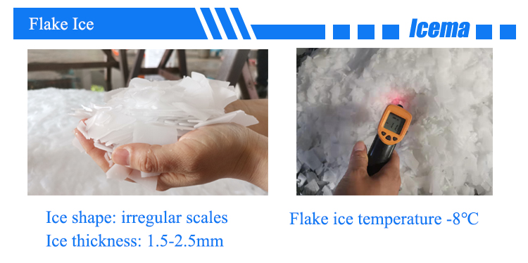 2T Freshwater Flake Ice Machine 380V/220V With Ice Storage