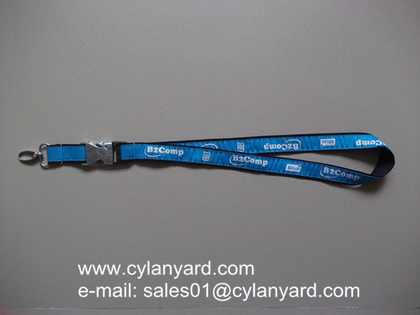 Graded Jacquard Label Overlaid Lanyards
