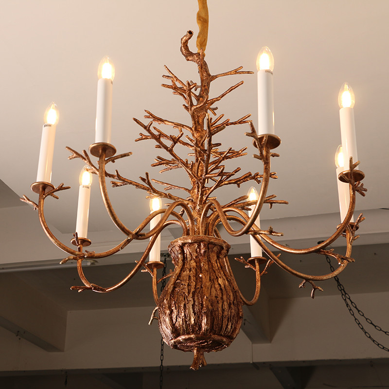 LED E14 Ceiling Crystal Candle Chandelier Lamp Waterproof Dirt Resistant