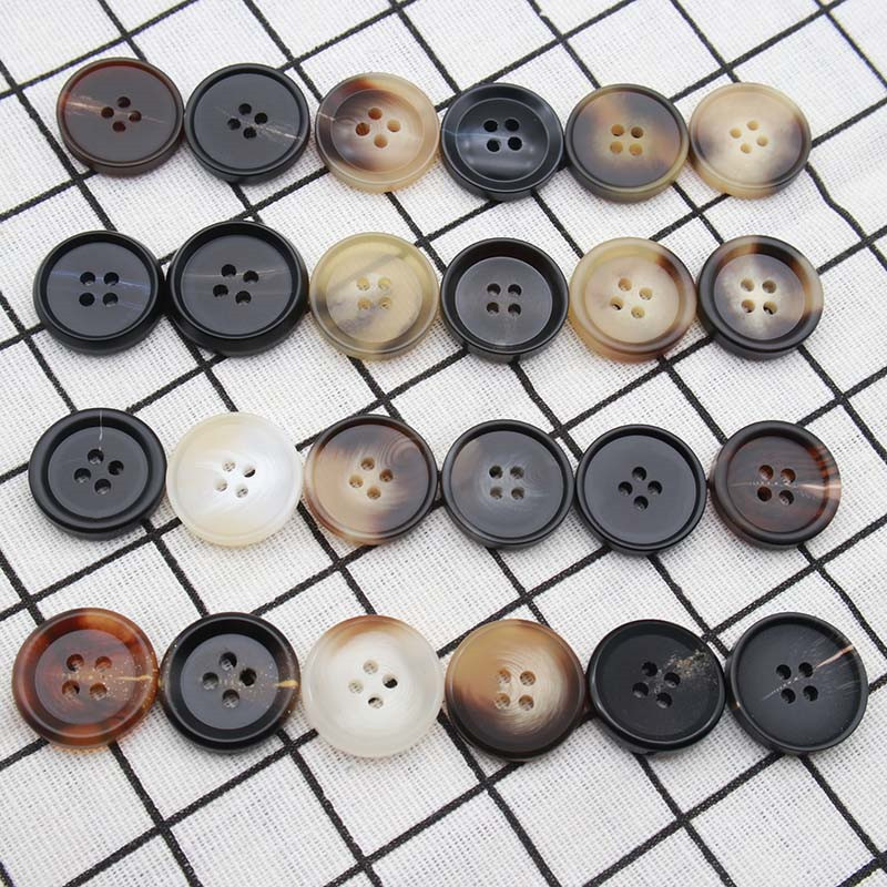 wholesale factory 18L 20L 24L 28L 34L big size plastic ABS coat button combine plastic button