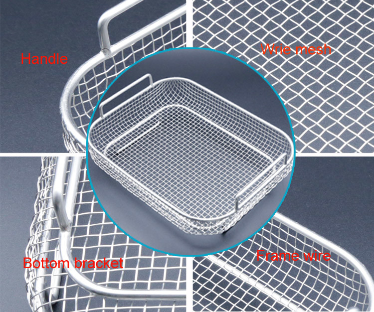Corrosion Resistant Industrial Metal Mesh Organizing Baskets SGS And MSDS