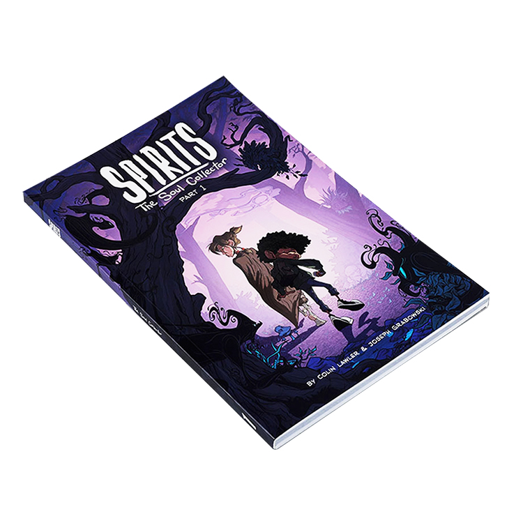 Glossy C2S Art paper Soft Cover Book Printing , 168x260MM Adult Comic Book Printing