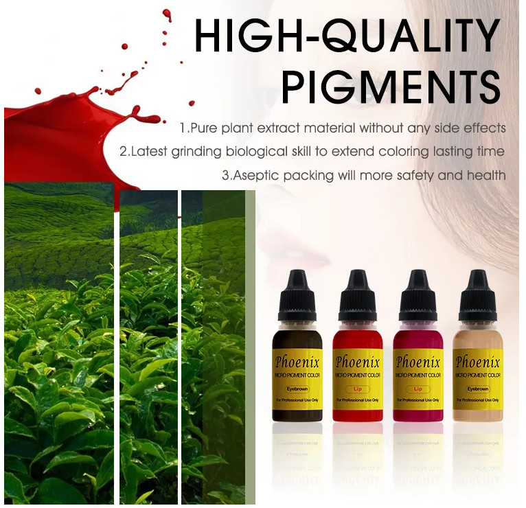 Private Label 15ml Eyebrow Tattoo Pigment Color Permanent Makeup Tattoo Ink