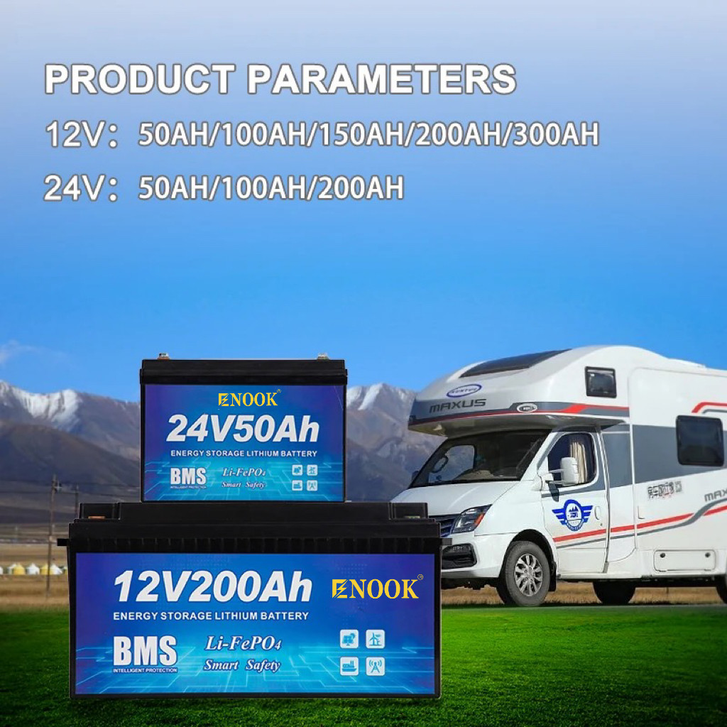 Enook Lifepo4 Battery 12.8v 80ah Iron Phosphate Lithium Battery Pack 12V 80Ah Lifepo4 Solar Batteries 80Ah Lifepo4 12V