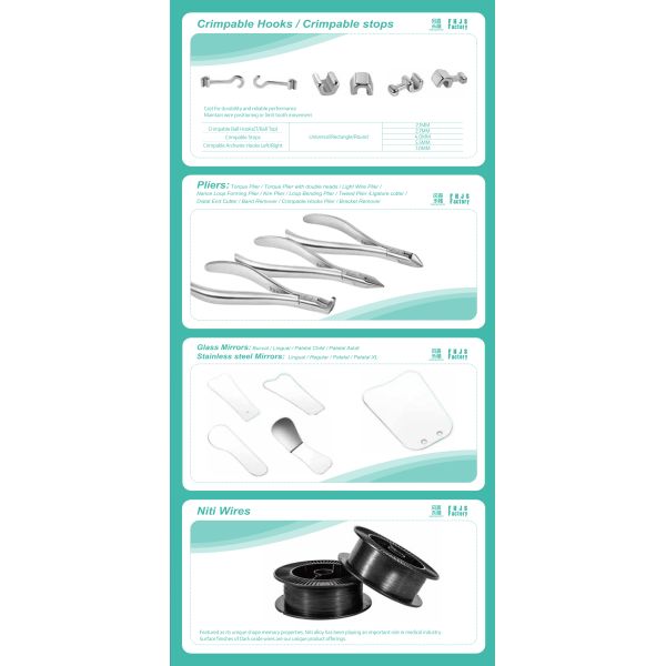 Dental Orthodontic Archwires Thermally Heat Activated Niti Archwire Orthodontics