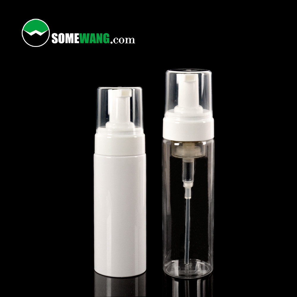 All Plastic Pump 42mm 42/410 External Spring Foam Pump With Bottle For Cleaning