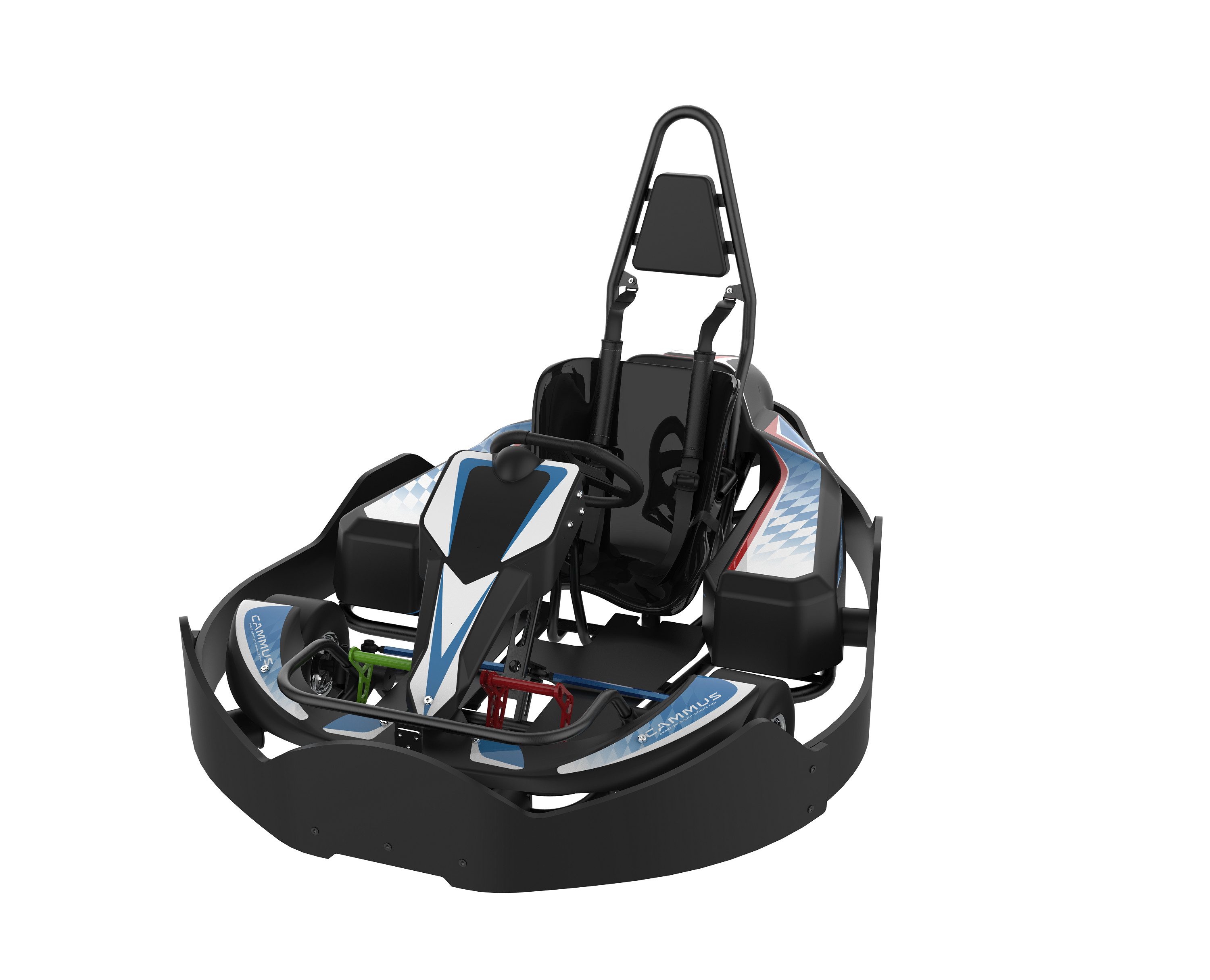 90km/h Childs Electric Go Kart With 4130CrMo Steel Frame