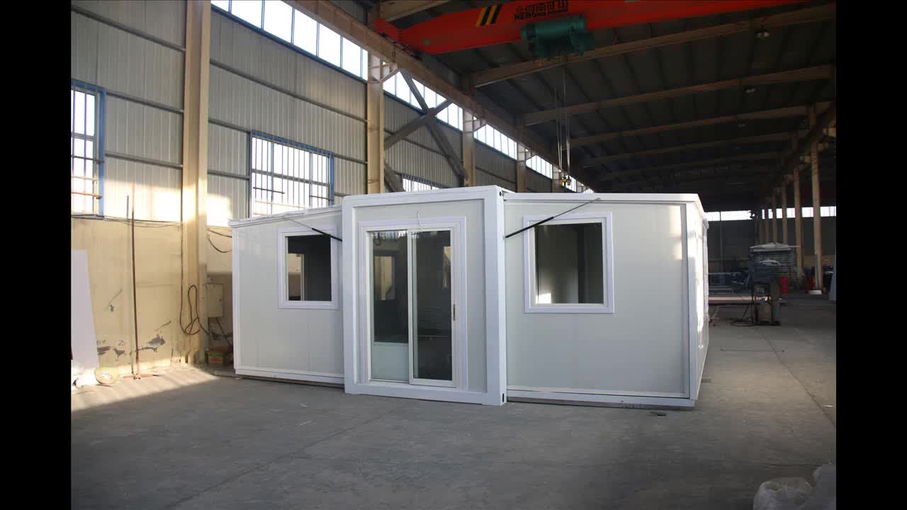 2 Floor Flat Pack Prefab Container Van House With Light Steel Frame Sandwich Panel Wall
