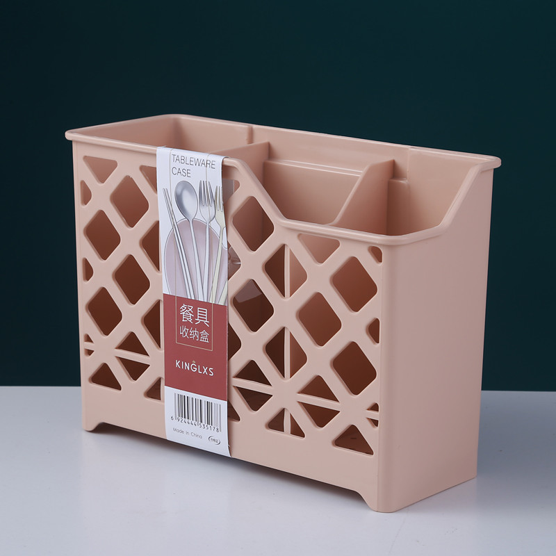 Two Three Lattice Chopsticks Cage Receive Spoon Fork Knife