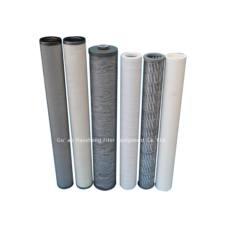 Polyester Pleated Natural Gas Filter Cartridge CC3LG02H13 PSFG-372