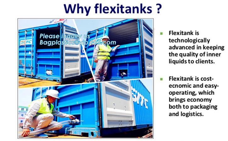 Disposable 5 layers 24000 Liters flexitank for bulk liquids transportation,sunflower oil bulk flexitank 20ft container f