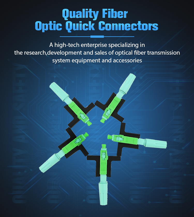 Factory Price SC/APC Quick Connector Fiber Optic Connector