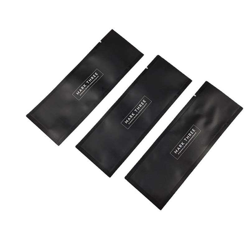Customized Printing Small MOQ Flat Bag Cosmetics Sample Packets Smell Proof Foil Packets
