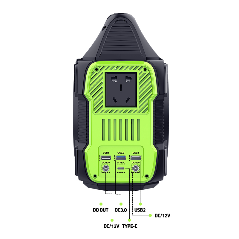 AC Outlet Portable Electric Power Station 300W For Camping Travel Hunting