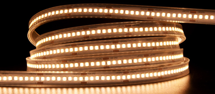 6500K Cutting LED Strip Lights Waterproof Warm White 24V Under Cabinet Lighting