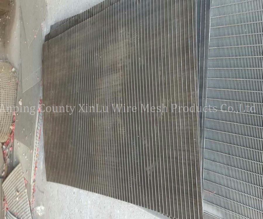 Wire Wrapped Screen Panel V Wire 2.5x4mm for Wire Mesh Filter Applications
