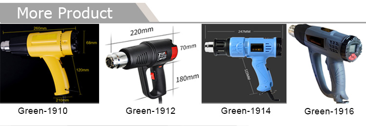 Adjustable Temperature Adjustable Industrial Heat Gun 2000 Watts For Mobile Repair