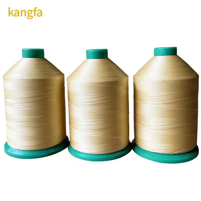 Low Shrinkage V-92 16oz. 6000Y White UV Bonded Polyester Thread for Upholstery Sewing