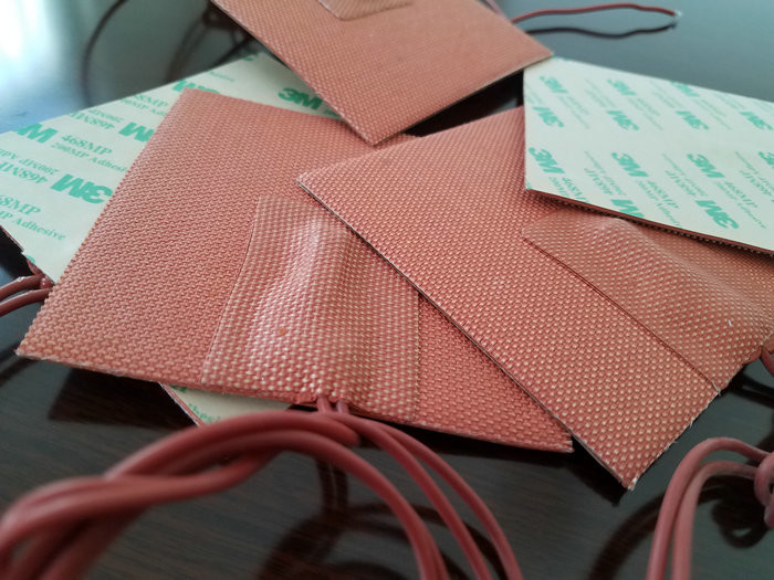 Red Color Close Cell Silicone Heater Pad , Waterproof Non-Toxic Silicone Mug With High Quality,220-240V