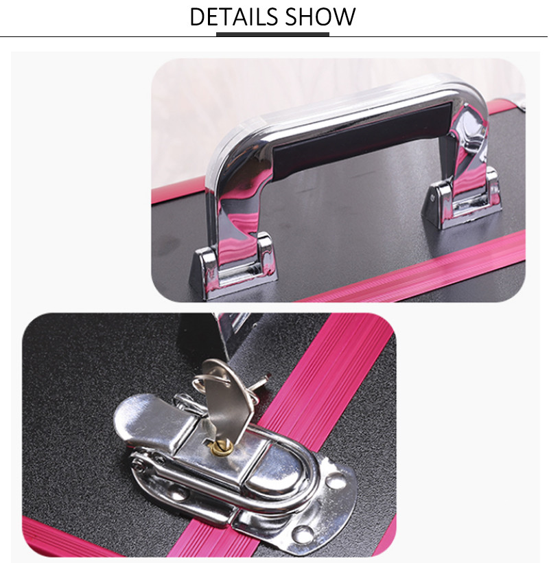 shockproof Multi Compartment Cosmetic Make Up Case