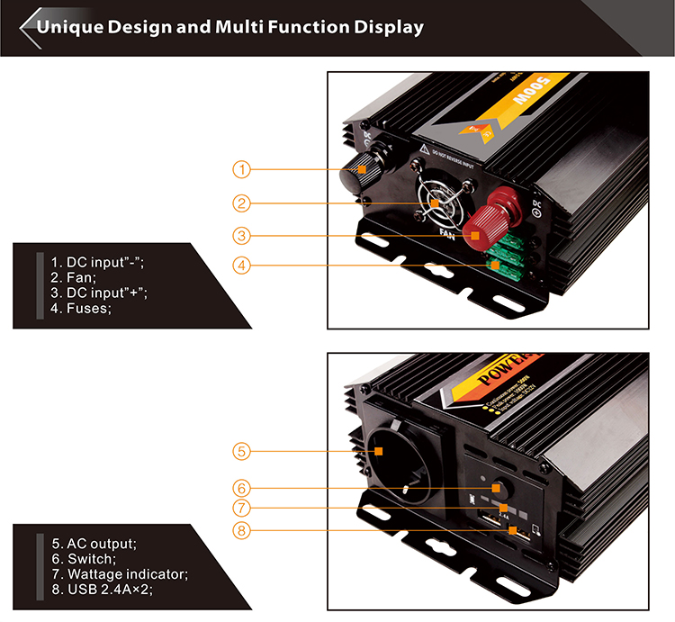 Smart Hybrid Inverter For Solar System Mppt Solar Hybrid Inverter 24V 48V Solar Power Inverter