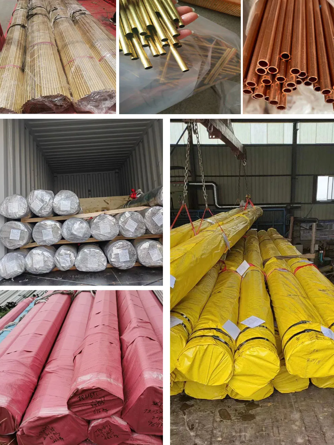 C10700 C12000 T2 Pure Seamless Copper Tubing Round/Square/Rectangular Copper Pipe For HVAC Refrigeration
