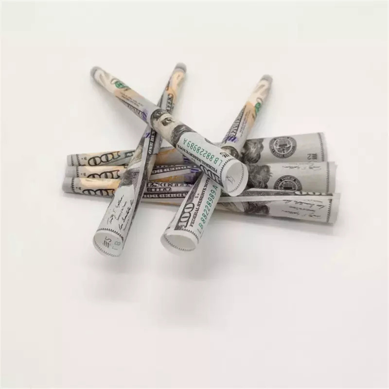Colorful Custom Rolling Smoking Paper All Size / King Size Dollar Pre Rolled