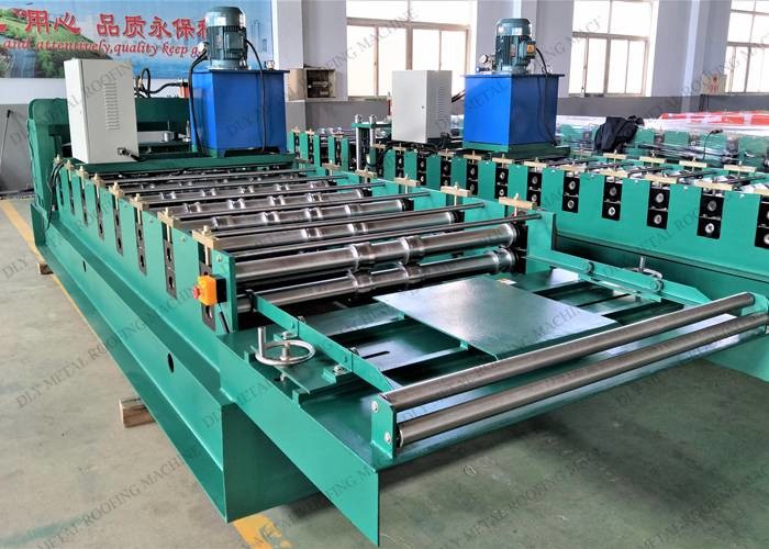 6 Ton Metal Roofing Machine Automatic PPGI Steel Sheet Making Equipment