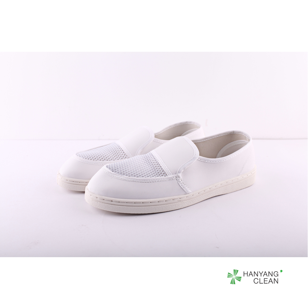 Breathable summer useds Anti static ESD cleanroom PVC mesh safety work design shoes