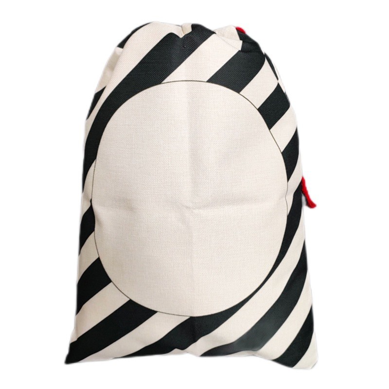 DIY Big Size Linen Drawstring Sublimation Bag For Photo Transfer Printing