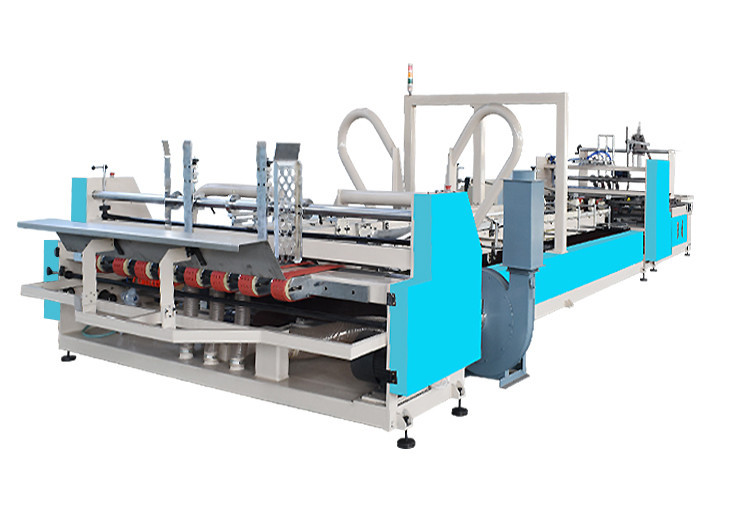 Full Automatic Electric 10kw Carton Folder Gluer Machine