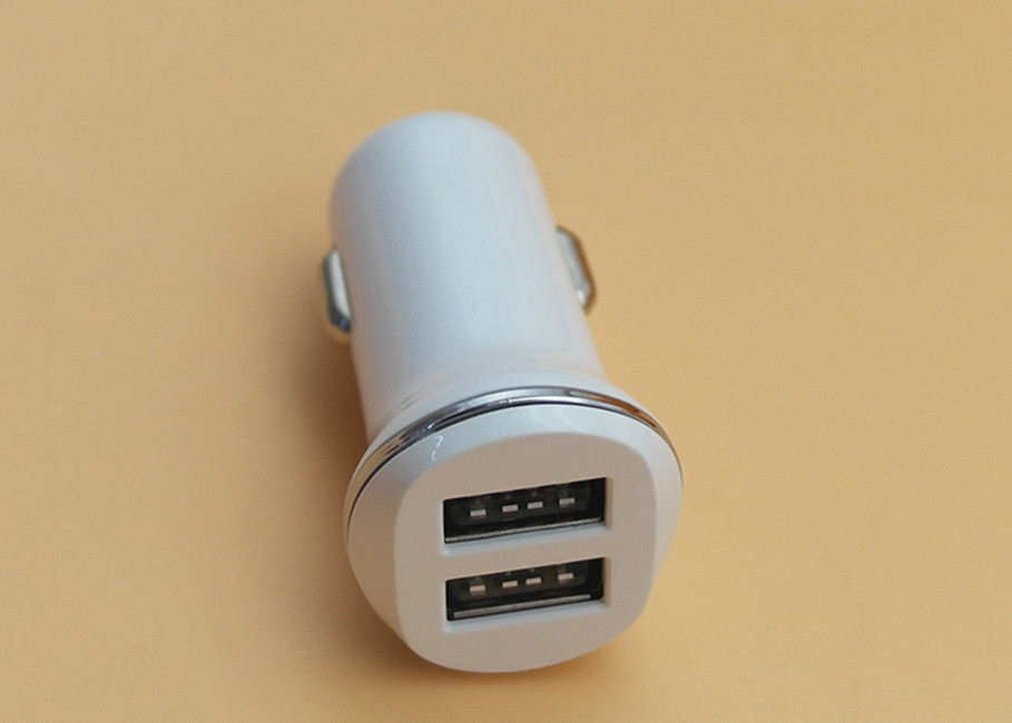 Fast 2.1A Mini USB Car Charger With LED Lamp Compatible For IOS Android