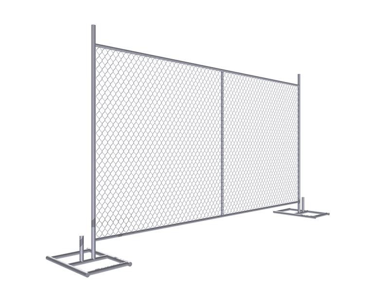 Security Diamond Mesh 10ga Temporary Chain Link Fence For Gardens