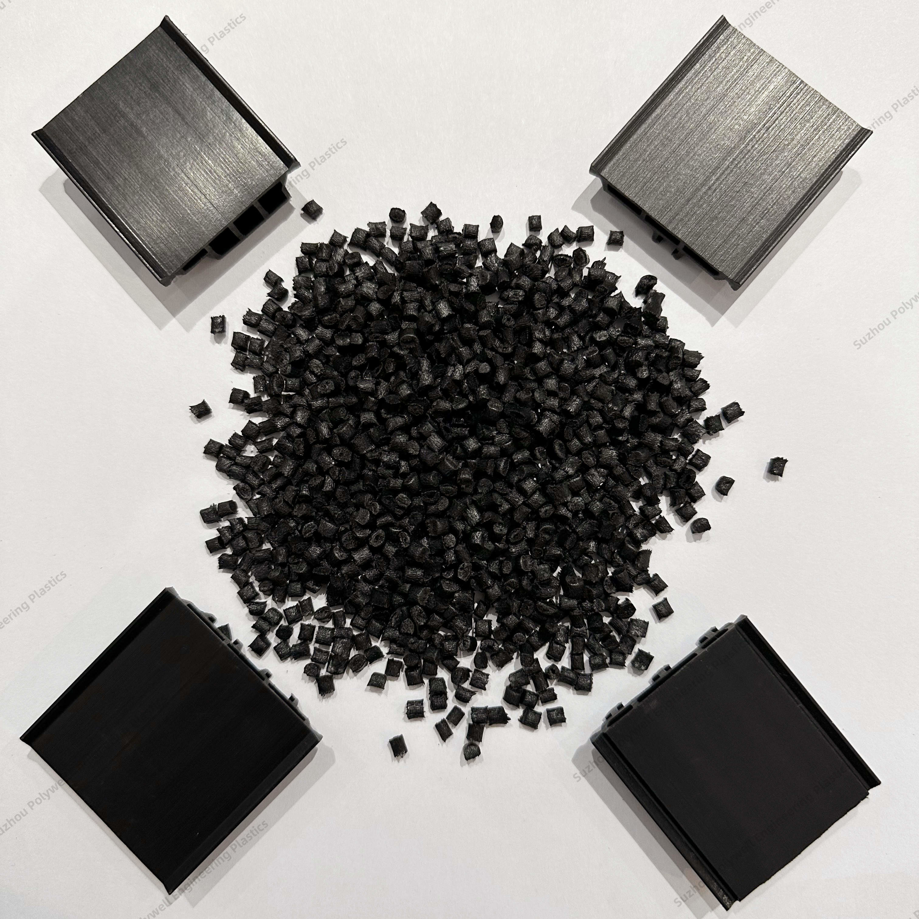 Customized Polyamide Nylon Pellets PA66 GF25 Granules For Heat Insulation Profiles