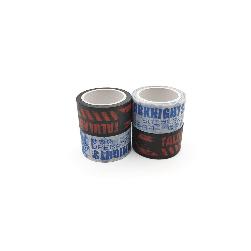Writable Decorative Multi Colored Gold Fabric Washi Tape