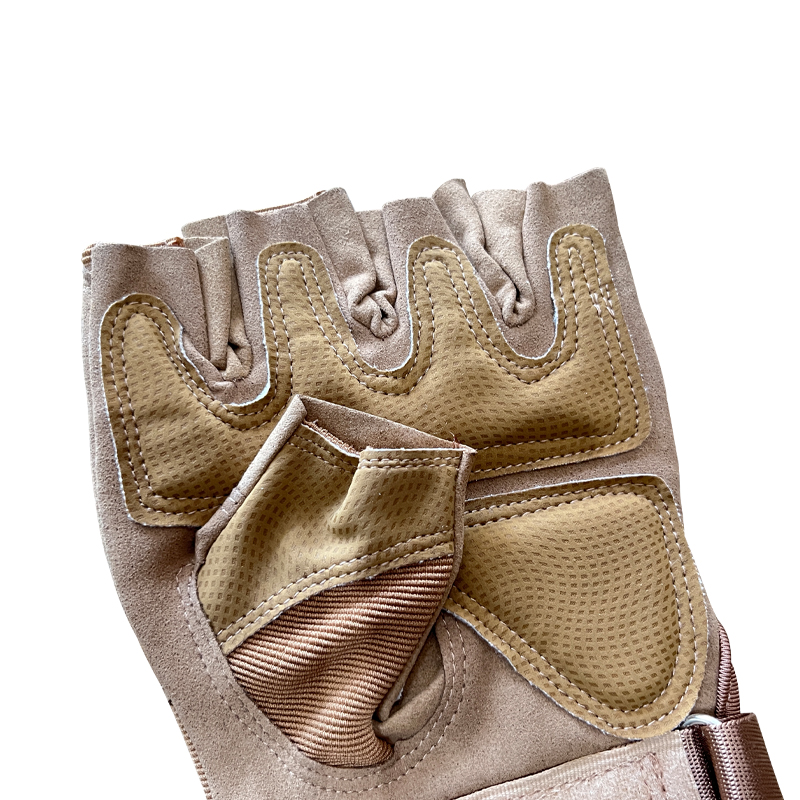 Green Nylon/Cotton/Metallic Half-Finger Hand Protection Perfect for Outdoor Activities