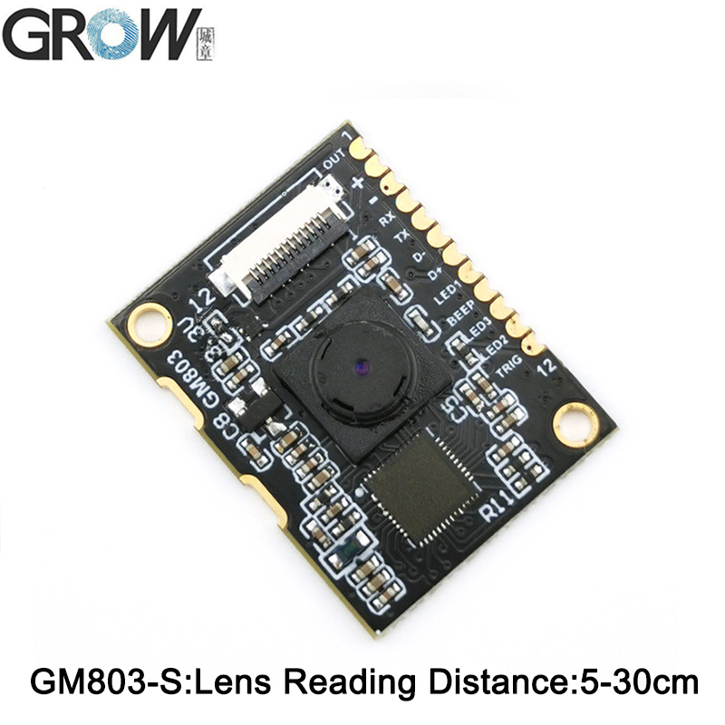 Grow GM803 Series DC3.3V USB/Ttl232 Barcode Scanner 1d/2D Qr Bar Code Reader