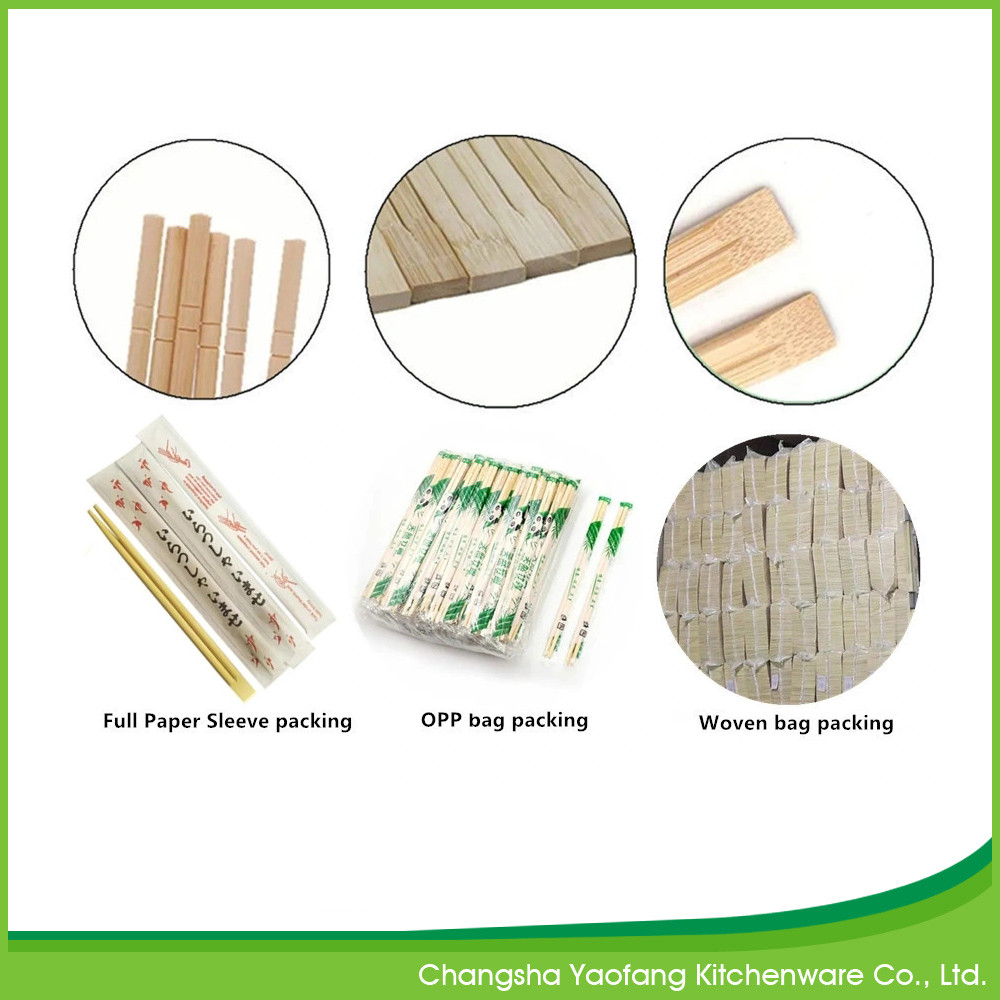 Twins Bamboo Reusable Chop Sticks 24cm Eco Friendly For Sushi