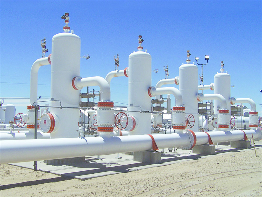 DN250 Flanged Steam Water Separation Equipment Meet Requirement for Water Oil Separation