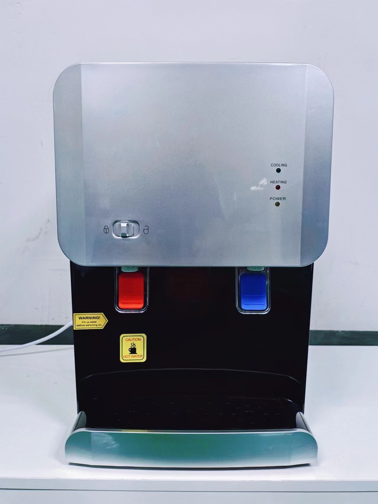 Child Safe Desktop Water Cooler With Compressor Cooling System