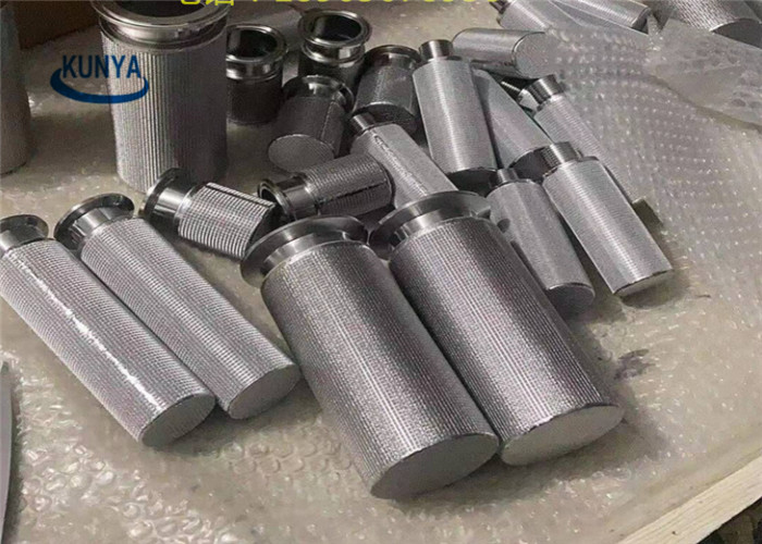 Sintered Coalescence Separation Stainless Steel Mesh Filter 300um