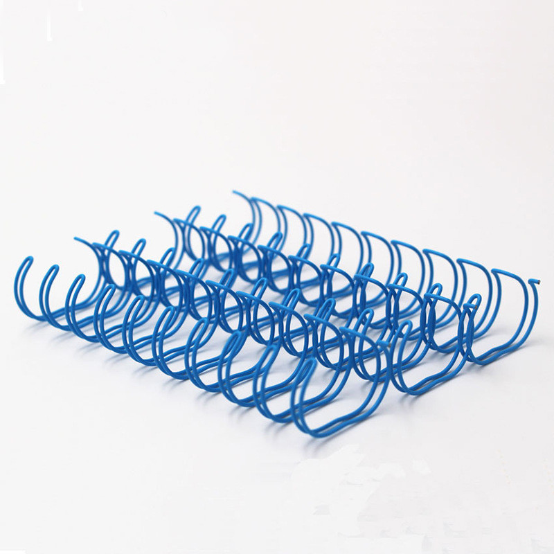 Nylon Coating Double Wire Binding , Steel Spools Hardback Wire Binding