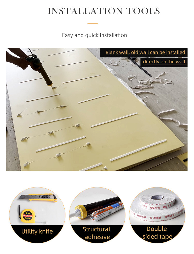 PVC Wall Panel Hot Sale 1220*2440*5/8mm Flame Retardant Bamboo Charcoal Wood Eco-Friendly PVC Marble Wall Panel Indoor Decorative Panel Ceiling For
