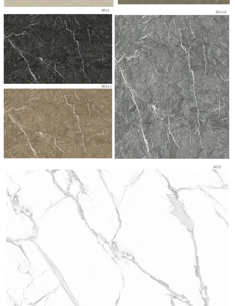 Waterproof Marble Bamboo Charcoal Fibre Board 1220*2600mm