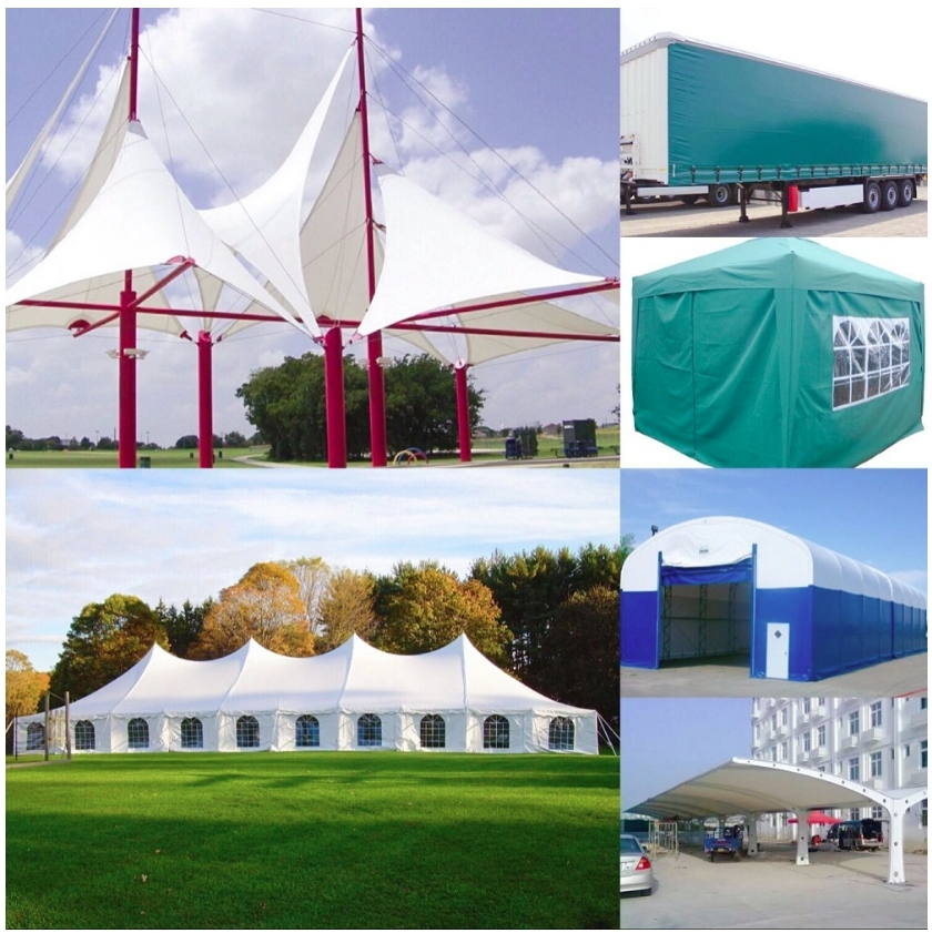 Insulated Pvc Fabric Tarpaulins for Heavy Duty Lorry Truck Trailer Awning Camping Coated