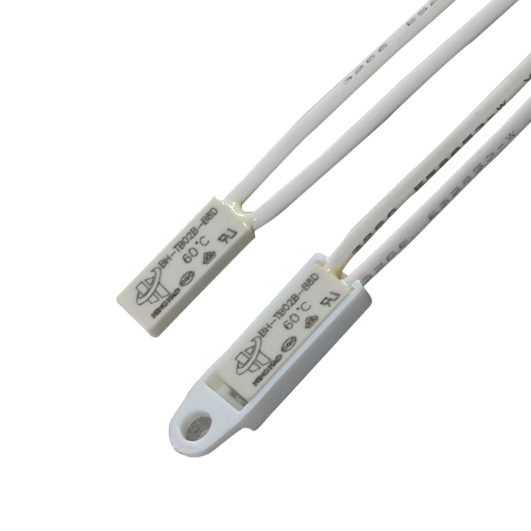 BH-TB02B-B8D Mini Thermal Protector Thermostat Switch 250V 2A